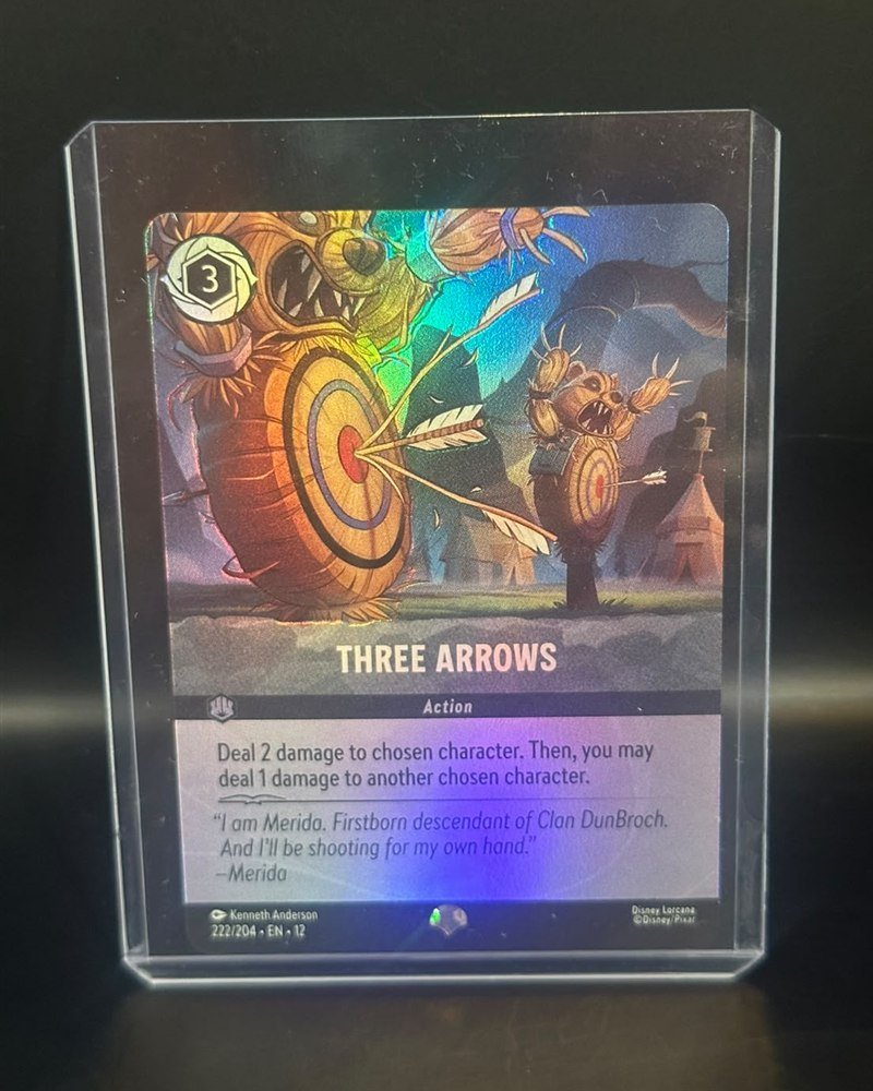 Disney Lorcana · Wilds Unknown 222/204, rareza Epic (Valiente)