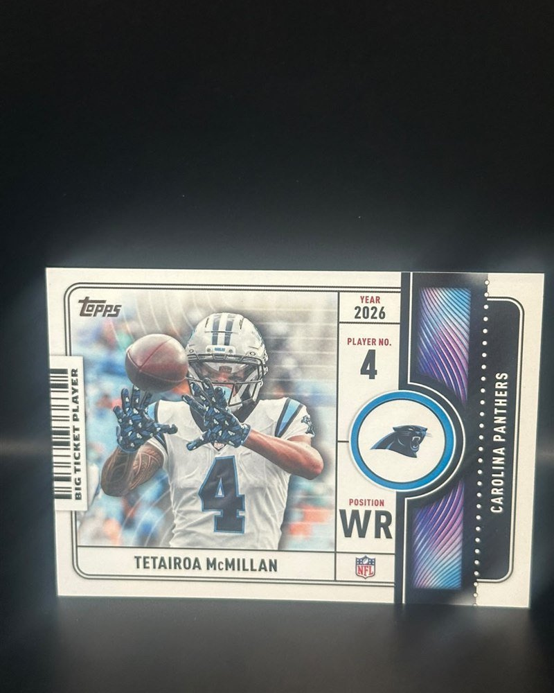 Panthers · Topps Football 2026, inserto Big Ticket Players BTP-1