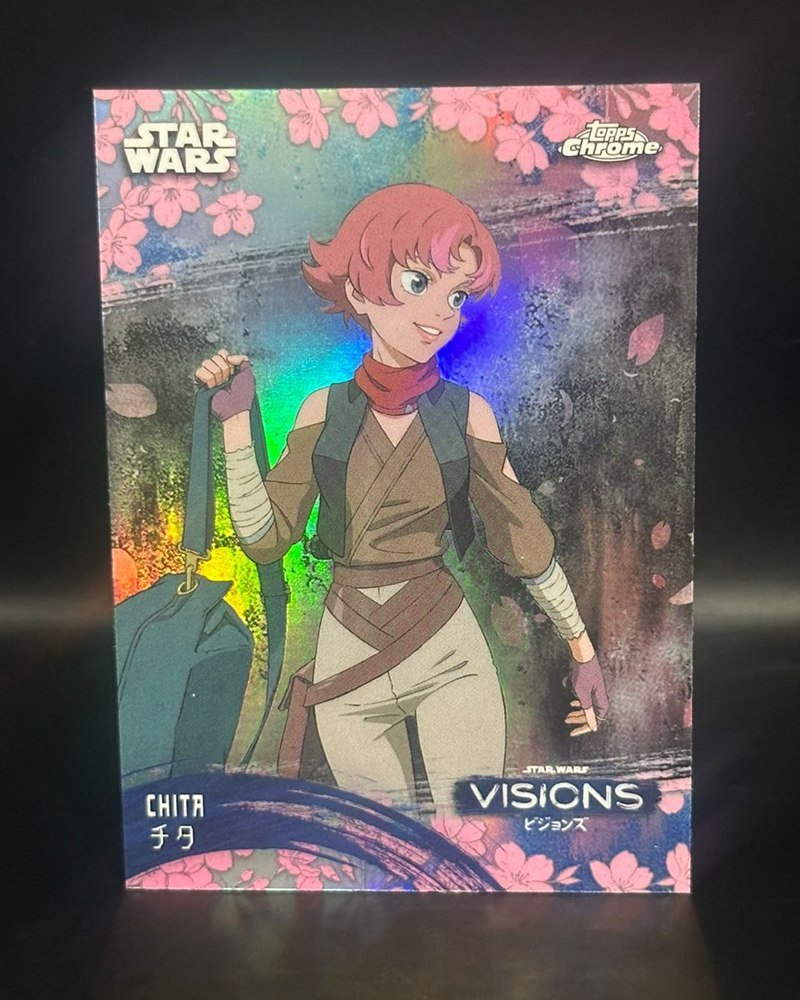 Topps Chrome Star Wars 2026, inserto Star Wars Visions V3-CHIT