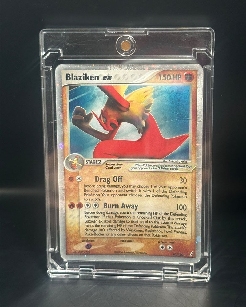 EX Crystal Guardians 90/100, Ultra Rare ex. Incluye estuche magnético de protección 100pt