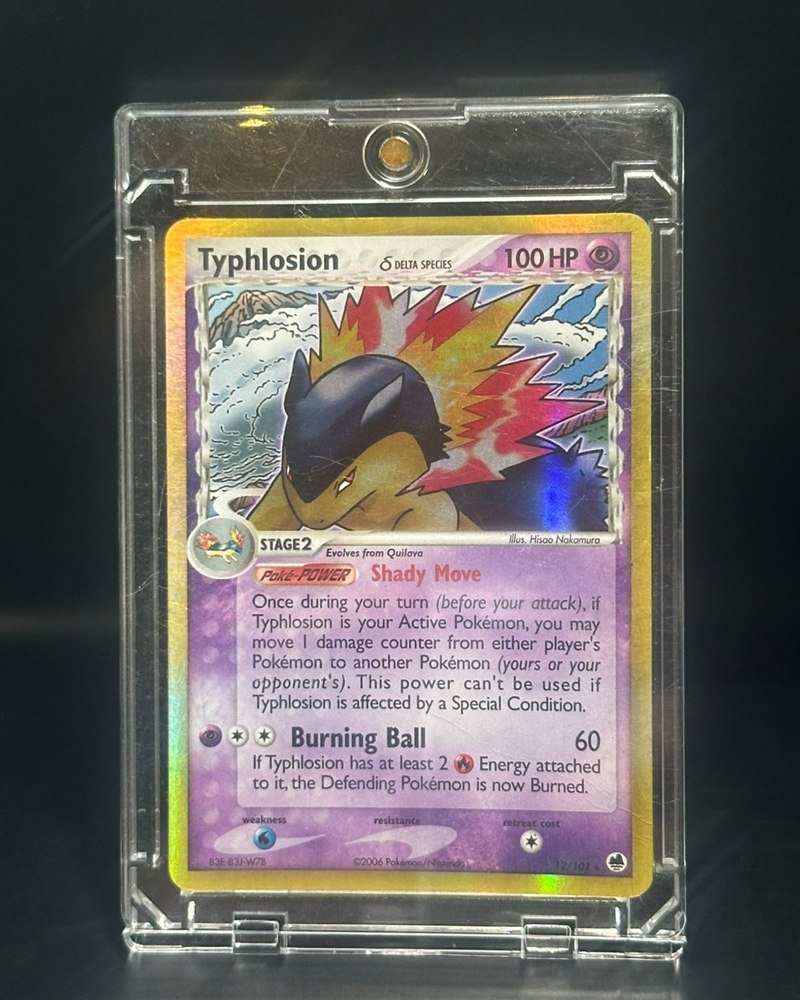 EX Dragon Frontiers 12/101, Holo Rare. Incluye estuche magnético de protección 100pt