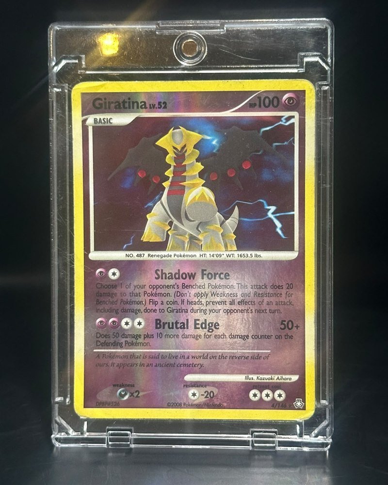 Diamond & Pearl Legends Awakened 4/146, Holo Rare. Incluye estuche magnético de protección 100pt