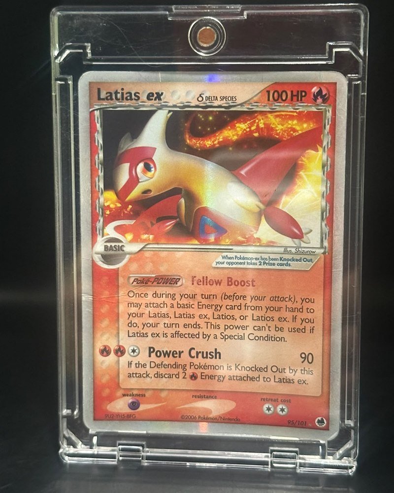 EX Dragon Frontiers 95/101, Ultra Rare ex. Incluye estuche magnético de protección 100pt