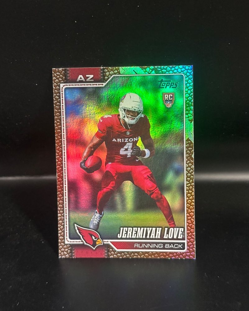 Cardinals · Topps Football 2026 #309, rookie, paralelo Football Leather Foil