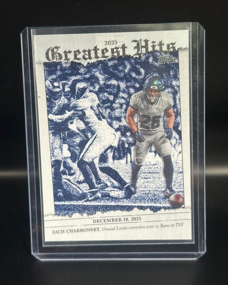 Seahawks · Topps Football 2026, inserto 2025 Greatest Hits 25GH-ZC