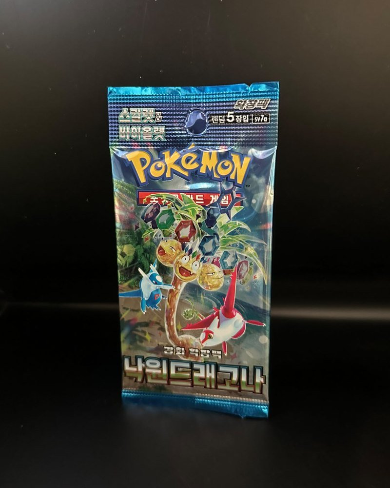 Sobre sellado en coreano, 5 cartas · Scarlet & Violet "Paradise Dragona" (sv7a)