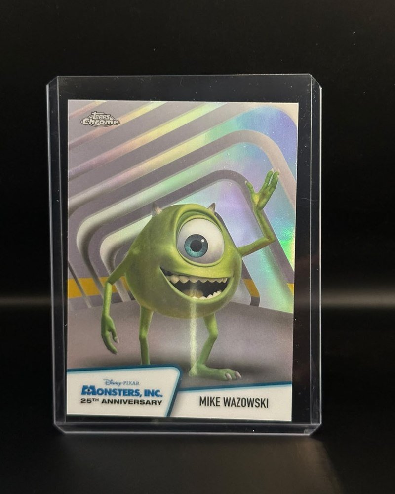 Pixar · Topps Chrome Disney 2026, inserto Monsters, Inc. 25th Anniversary MI-5