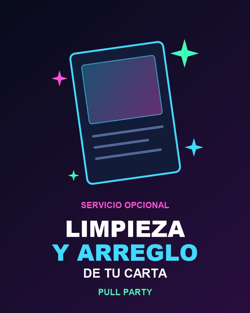 Servicio opcional: te mandamos tu carta limpia y arreglada. Uno por carta
